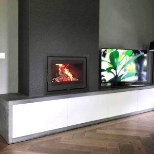 Buntfires Front 600: Allround inbouw-/inzethaard