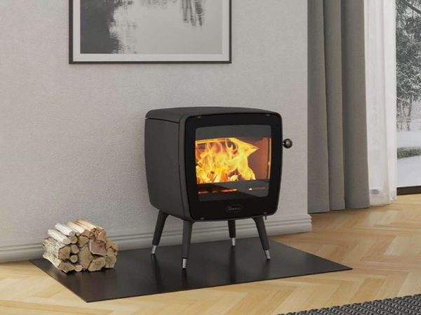 Dovre Vintage 35 brandend opgesteld